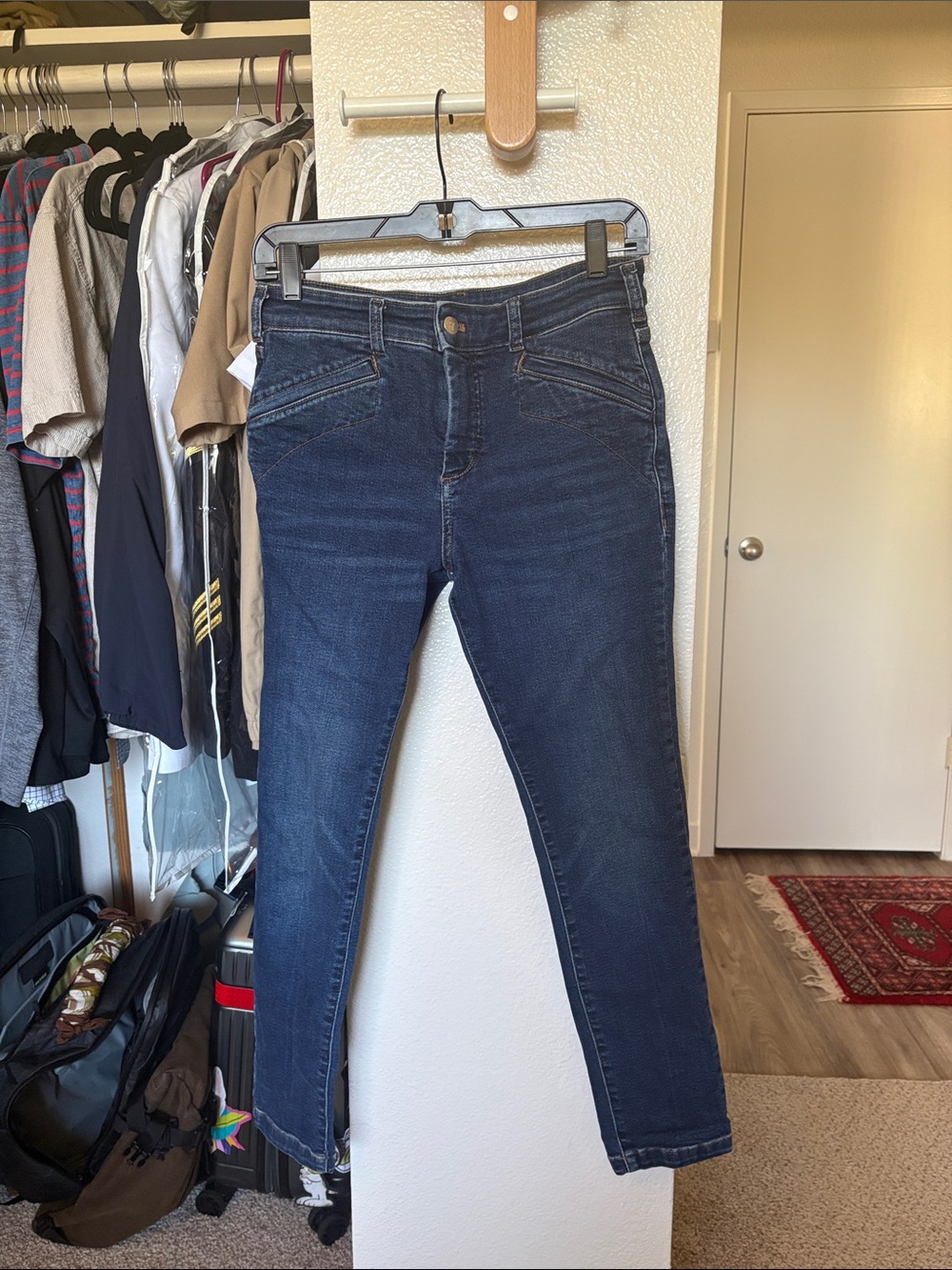 Pilcro Dark Blue Skinny Jeans